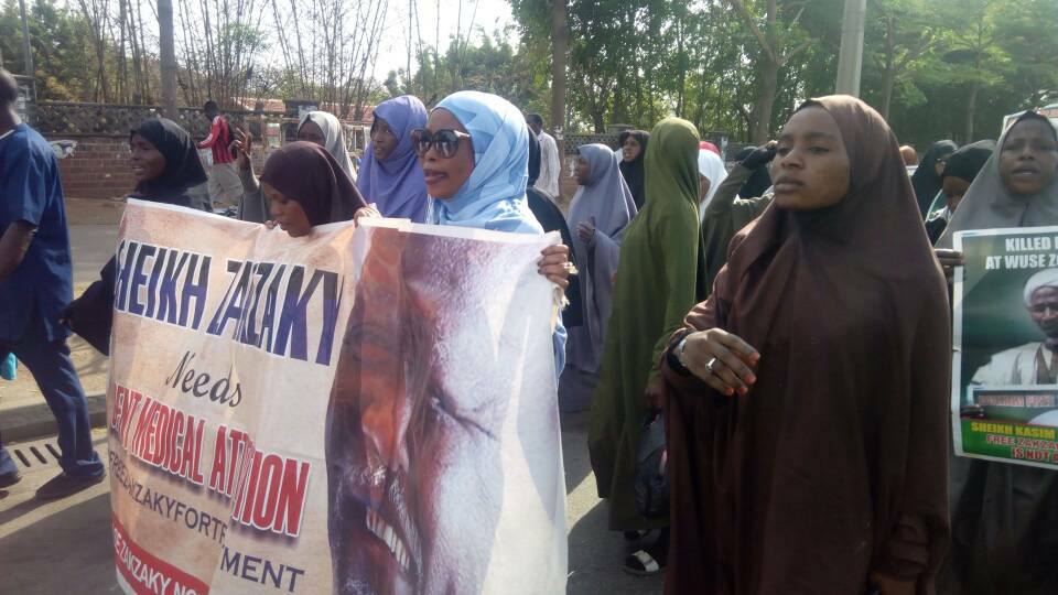  free zakzaky protest in  abuja on 1 march 
